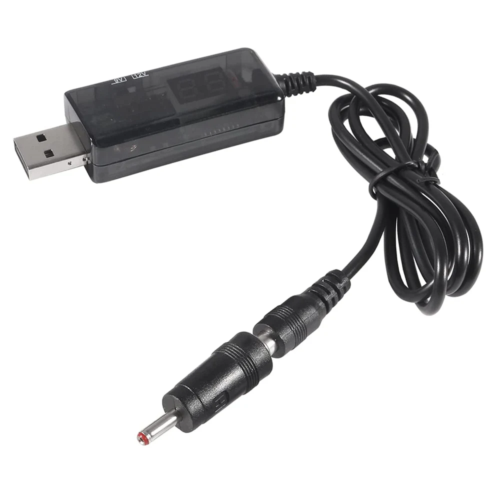 USB повышающий преобразователь постоянного тока от 5 В до 9 в 12 В USB повышающий преобразователь кабель + соединитель 3,5x1,35 мм для источника питания/зарядного устройства/преобразователя питания