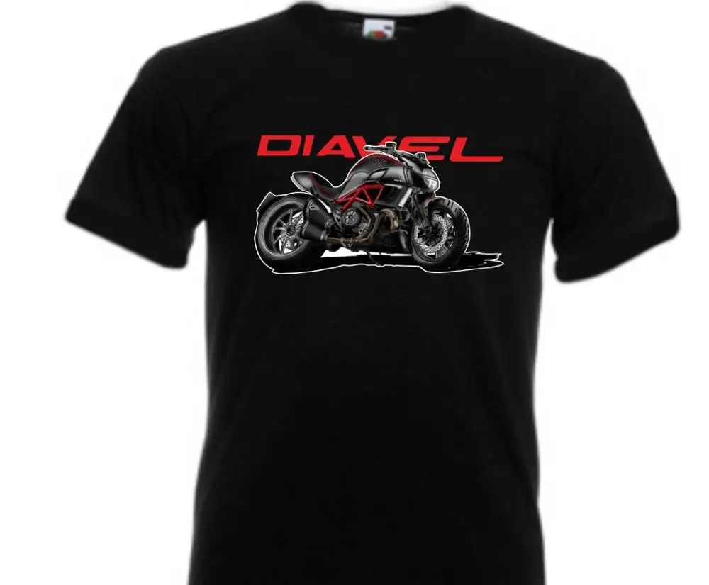 2019 Newest Men'S Funny Fashion Classic Ringer Moto Classic Italian Motorcycle Fans Diavel Rdudv003 T Shirt Sale