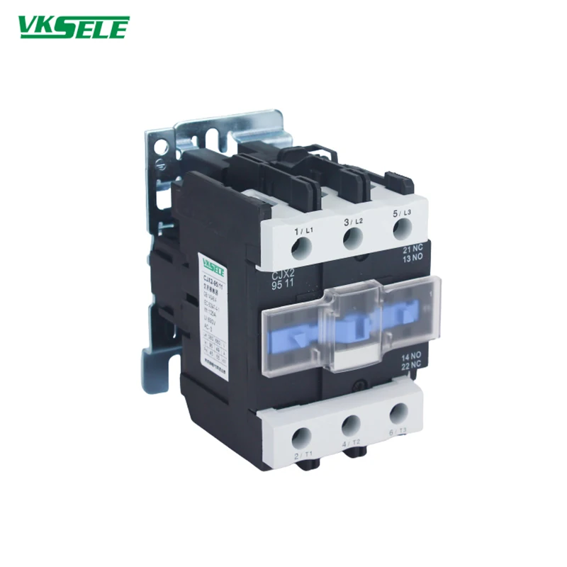 Wenzhou contactor CJX2-95 95A 24V 48V 110V 220V 380VAC 3 phase contactor with types of ac magnetic contactor