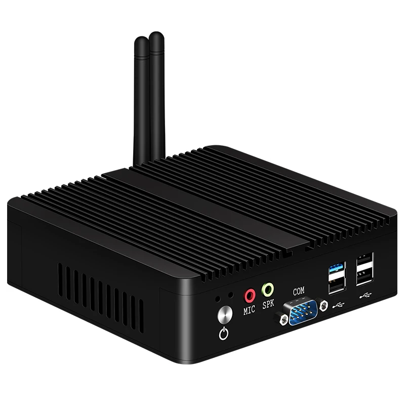 XCY 팬리스 미니 PC Intel Celeron J1900 쿼드 코어 2.0GHz 2x RS232 2x LAN Windows 10 Linux 임베디드 IoT 산업용 컴퓨터 썸네일 4