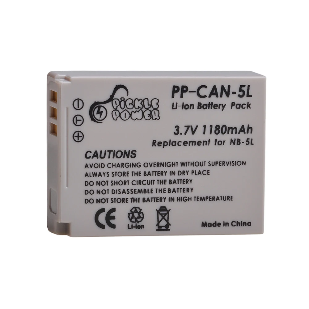 1180mAh NB-5L NB 5L NB5L Battery for Canon Powershot 900 Ti SD790 IS SD950 SD900 SD990 S100 SX200 IS SX230 HS