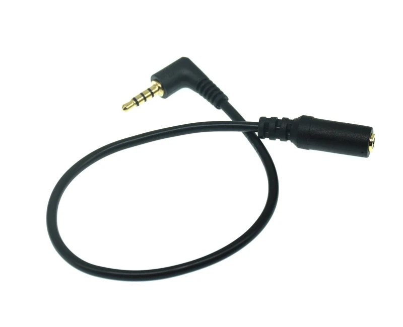 3.5mm Adapter Connector TRS toTRRS Converter Cable 3 Pole TRS Female to 4 Pole TRRS Male For Microphone Accessories