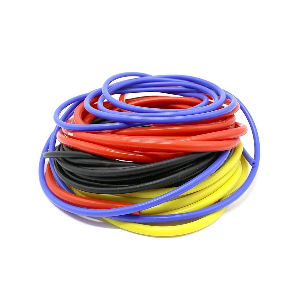 Car silicone vacuum hose 1 meter 3mm/6mm/8mm/10mm  vacuum pipe vacuum silicone hose tube pipe four colors