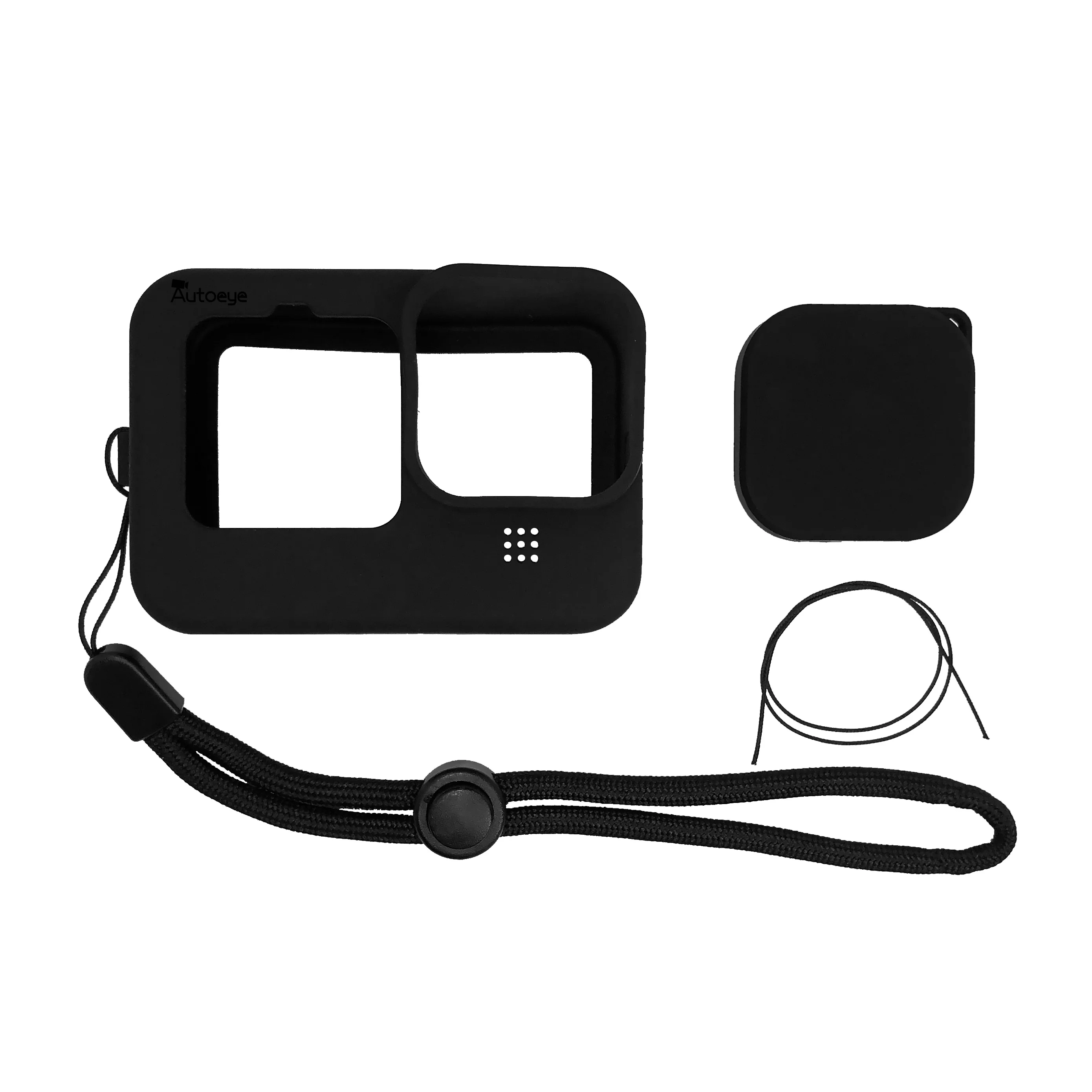 Silicon Protective Cover for GoPro Hero 12 11 10 9 Black Sleeve Housing Case Frame with Lanyard Accessory For Go pro 9 Case