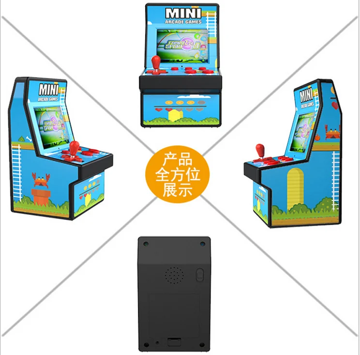 220 em 1 mini console de jogos arcade retro arcade jogador de jogo portátil com 220 jogos de 16 bits 2.8 "display colorido presente para criança