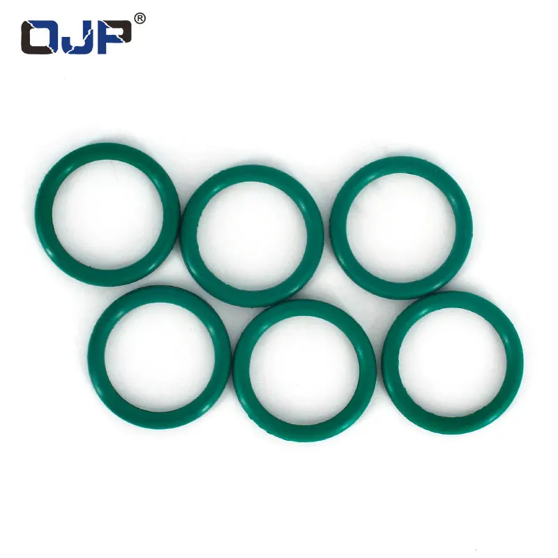 FKM O Ring Seal Gasket Thickness CS1/1.2/1.5mm OD3-30mm FPM Oil Acid and Alkali Resistant Automobile Fluororubber O-Ring 70A