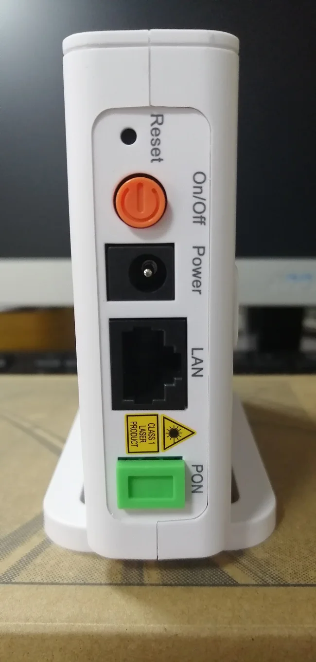 Puerto azul o verde Terminal GPON ONT ZXA10 F601 GPON ONU ZXHN F601 con puerto 1GE