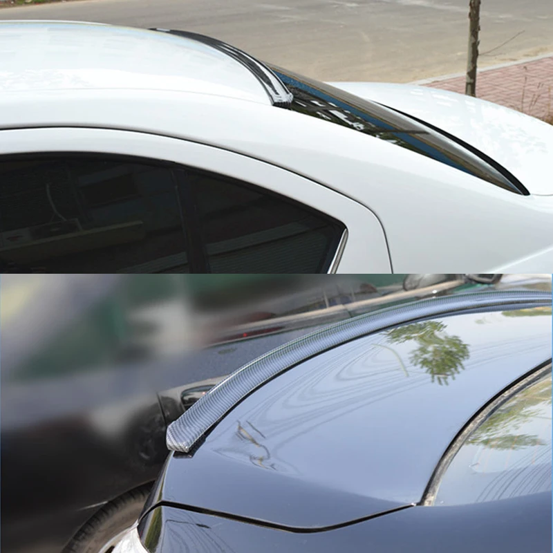 F32 Universele Spoiler Auto Sticker 1.5M Car-Styling 5D Carbon Rubber Tail Wing Solderen Diy Refit For BMW 4Series