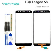 5.72'' Tested Well 100% Original  For Leagoo S8 Touch Screen Mobile Phone Front Glass Touch Sreen Digitizer Panel  +Tools