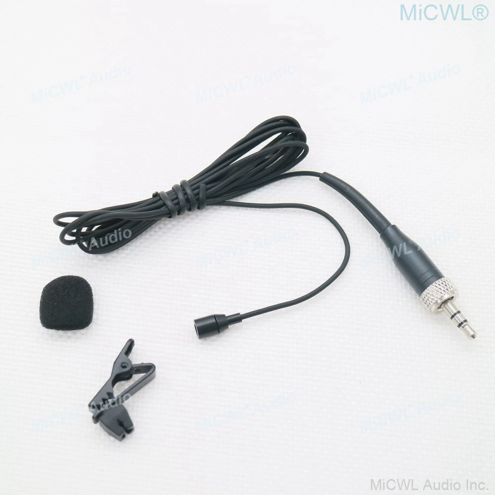 Mini Lavalier Lapel Microphone for Sennheiser SK100 300 500 G1 G2 G3 Wireless Transmitter - Noise Cancelling Condenser SE-B001