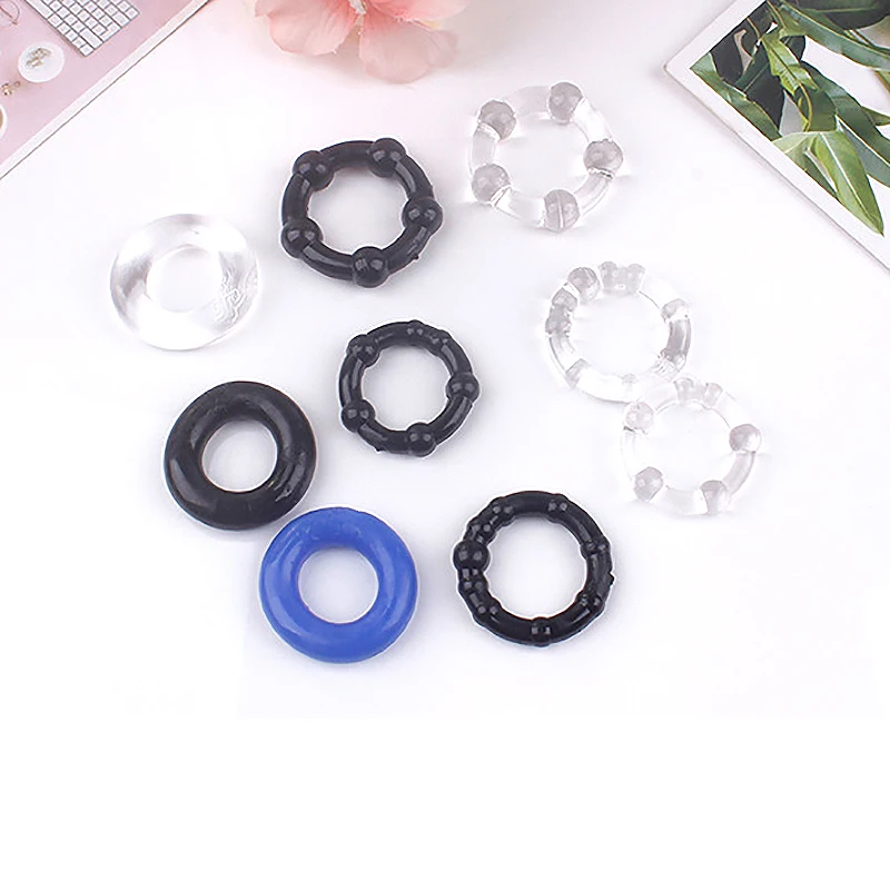 3 Pcs/Pack Male Flexible Stay Donuts Cock Rings Silicone Time Delay Ring Cock Rings Adult Products Samox