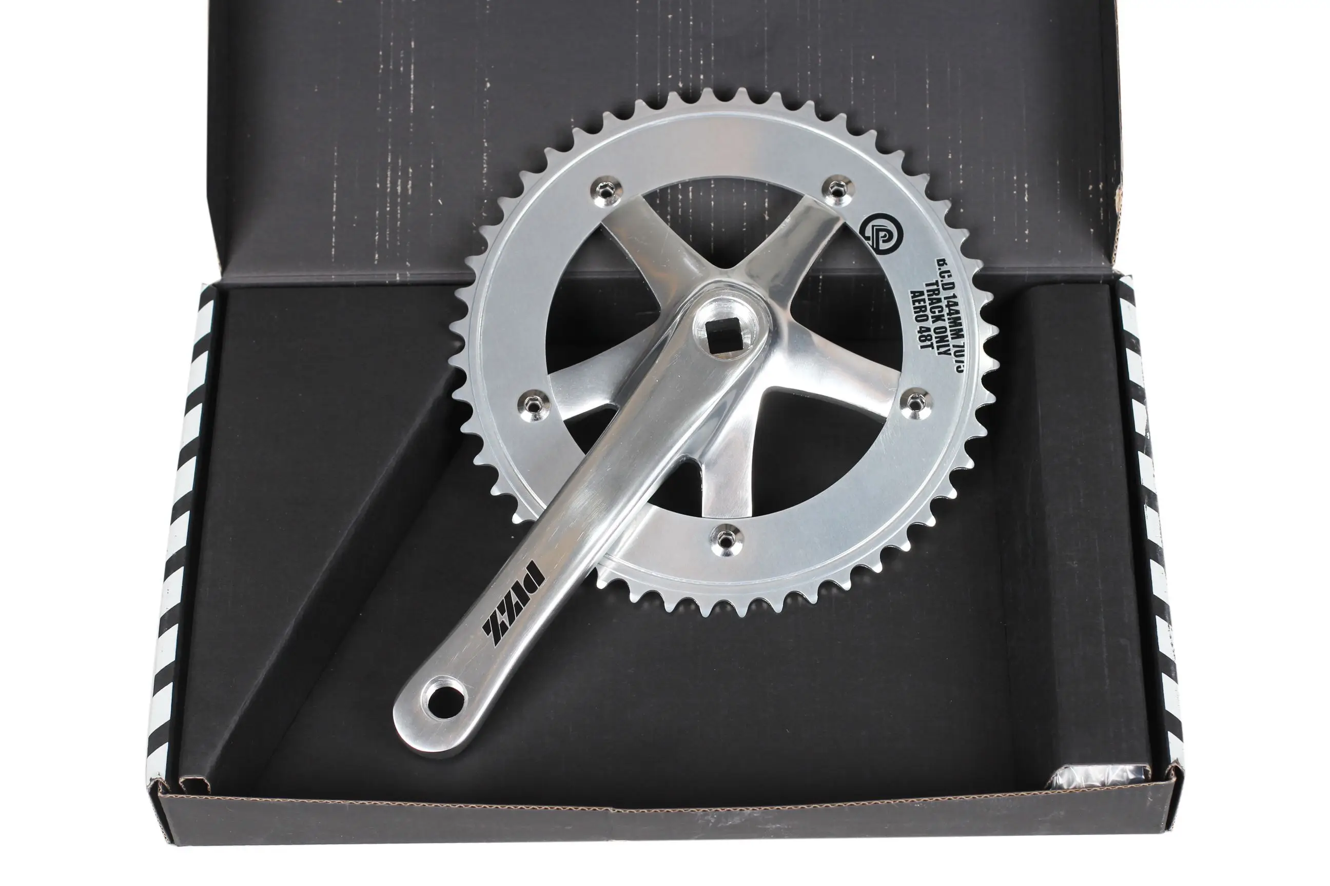 PIZZ AERO CRANK固定ギアバイククランク、49Tクランクセット、トラック