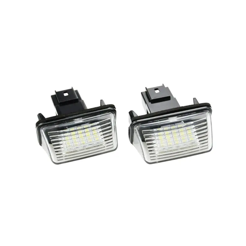 For Citroen C3 C4 C5 BERLINGO SAXO XSARA For Peugeot 206 207 306 307 308 406 407 5008 Partner  LED License Number Plate Light