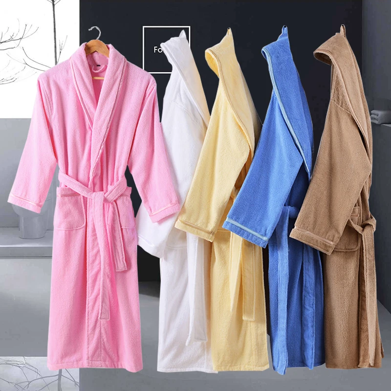 

Women's Terry Cotton Bathrobe, Towel Fleece Sleepwear, Plus Size Dressing Gown, Bridesmaid Robes, Bath Robe, Home Wear