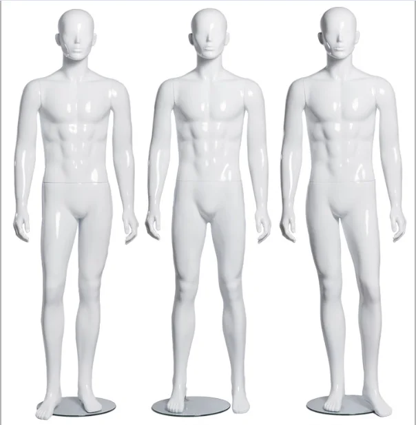 Luxury Suit Men Mannequin Whole Body Men Model White Color For Display