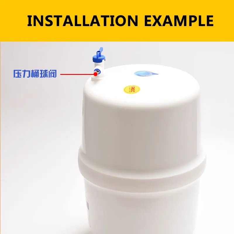 1/4 "ท่อOD 1/4" ด้ายหญิง12.5มม.ข้อศอกQuick Connectความดันถังพลาสติกวาล์วROน้ำReveser Osmosis Fitting