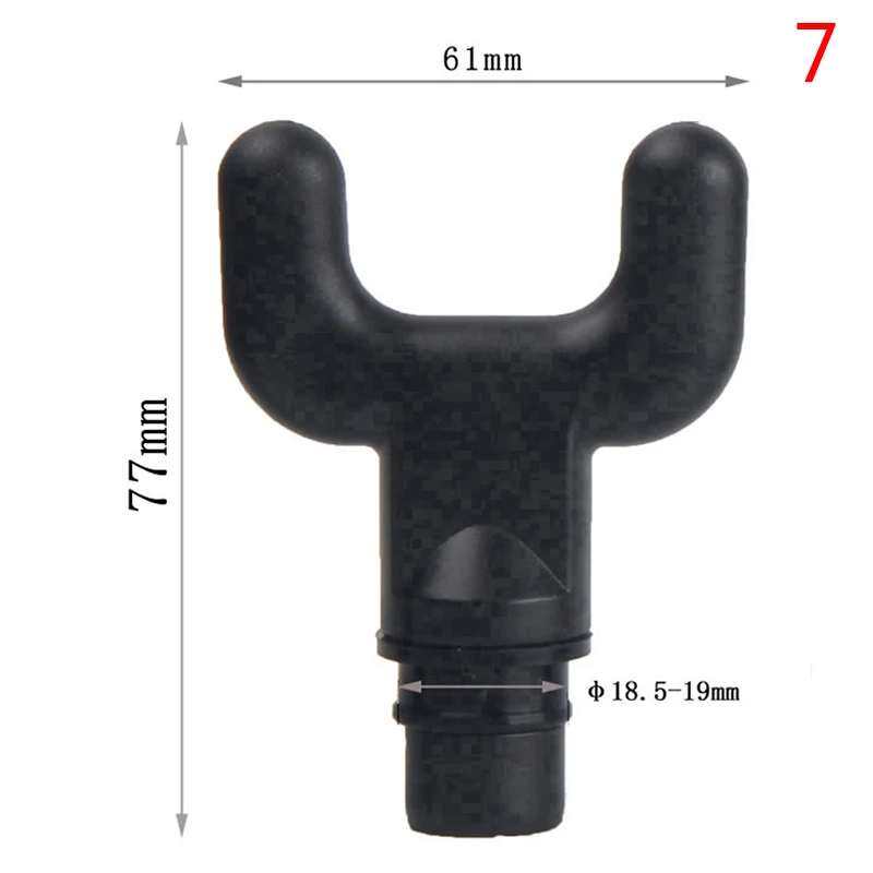 Universal Fascia Gun Massage Kopf Körper Entspannung Fascia Massager Gun Ersatz Kopf Silikon Massage Kopf Set – Detail 19