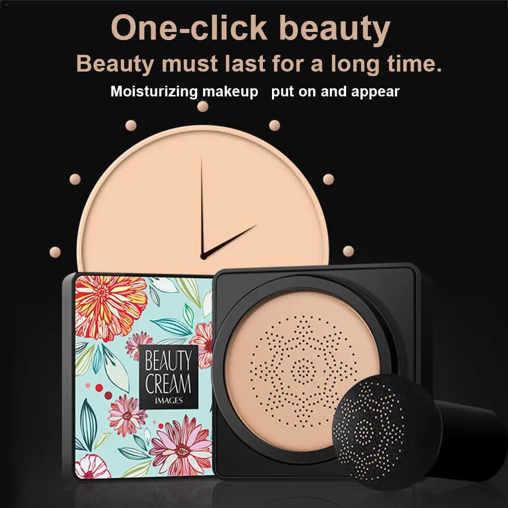 2019 ขายร้อนหัวเห็ดขนาดเล็กAir Cushion BBครีมหญิงคอนซีลเลอร์FoundationปกปิดBreathable Bareเครื่องสำอาง