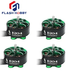 FlashHobby A1204 1204 5200KV 3100KV 2500KV 2-4S mikro silnik bezszczotkowy do wyścigów FPV drone Mini Multirotor 100-150mm zestaw ze szkieletem