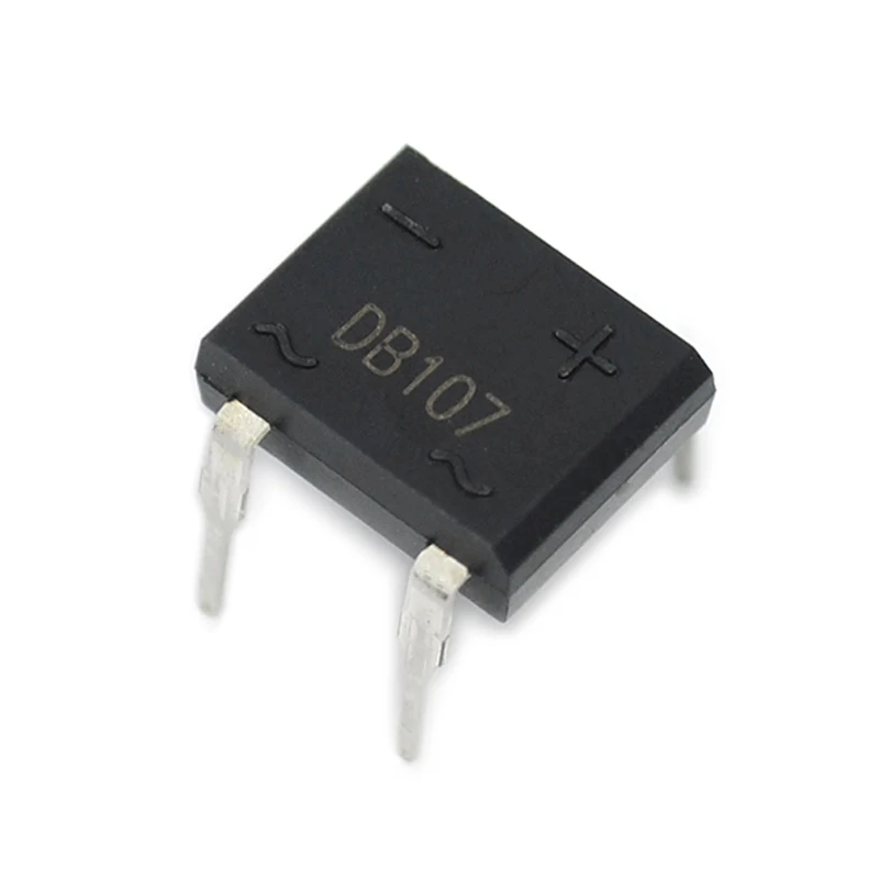 10pcs/lot DB107 DIP-4 1A 1000V Single Phases Diode Rectifier Bridge In Stock