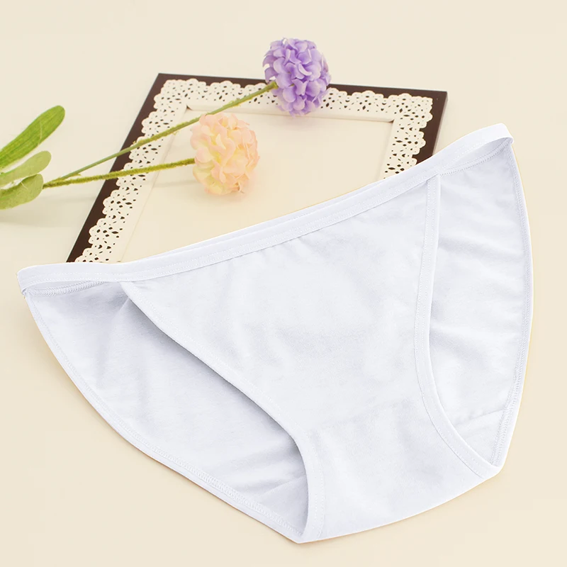 Panties Women Cotton High Waist Briefs Female Girls Underwear String Nude Beige Color Invisible Gymnastic Dance Underpants