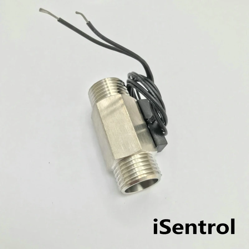 SUS304 usm-fs21tss przełącznik przepływu przełącznik trzcinowy wiosna przełącznik czujnikowy 1.5-12l/min DC 5-36V 10W 2-przewodowy czujnik Saier iSentrol