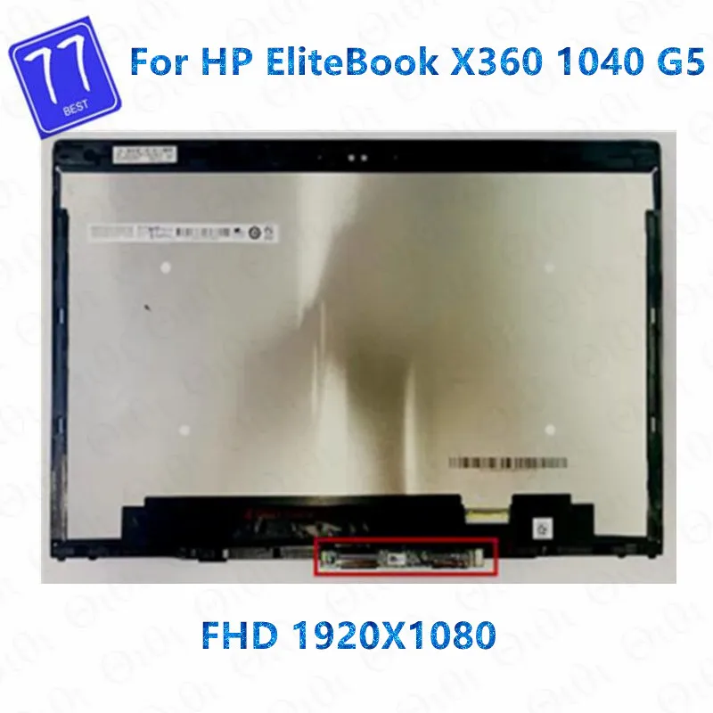 

Original 14 inch LCD For HP EliteBook x360 1040 G5 LED Touch screen assembly FHD 1920X1080 Notebook LCD Screen