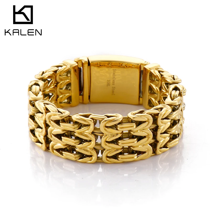 

Kalen 15mm/23mm Geometric Connection Men's Bracelet Jewelry Party Gifts