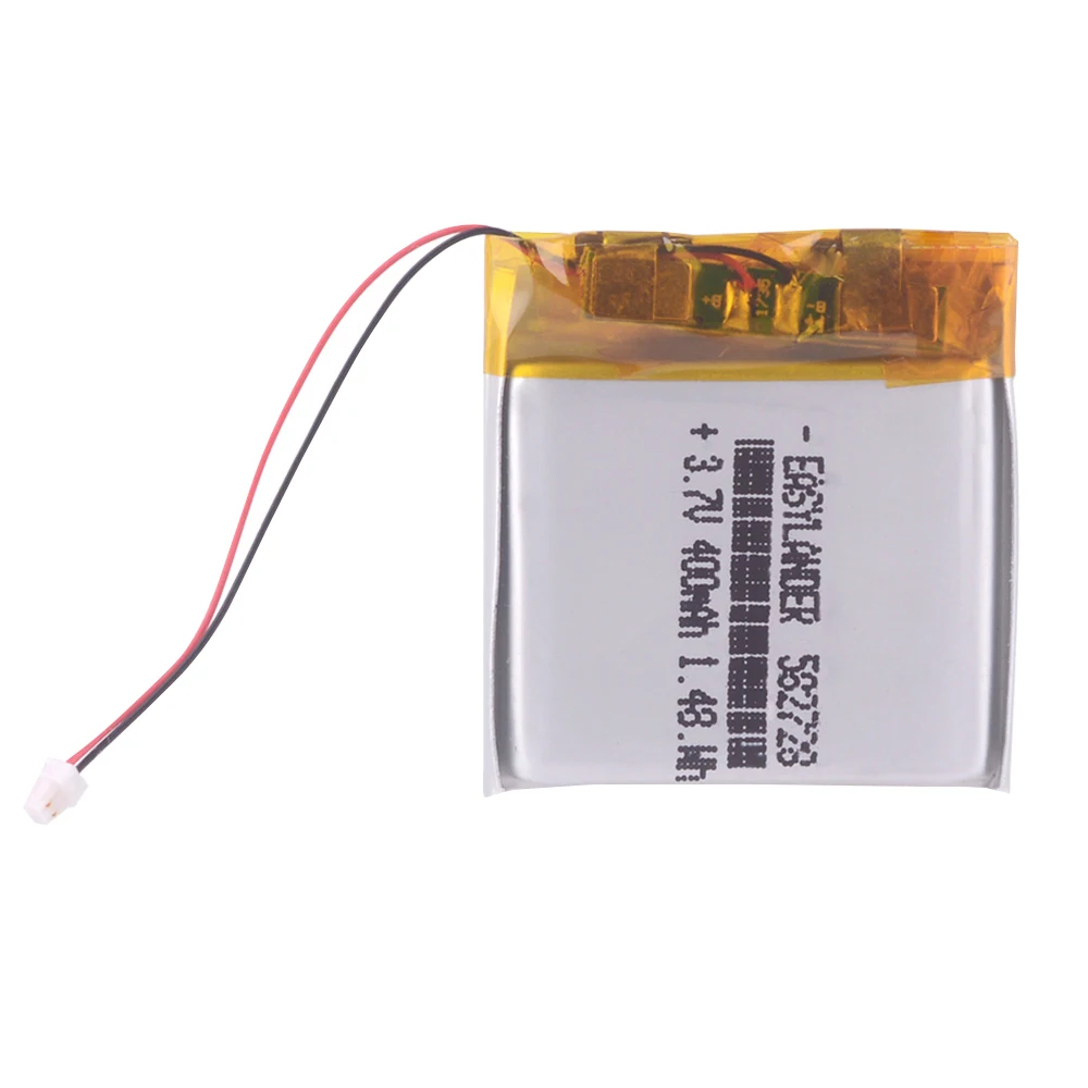 2Pcs/lot 582728 3.7V 400mAh Rechargeable li-Polymer Li-ion Battery For Q50 G700S K92 G36 Y3 Children\'s smart watches mp3  602828