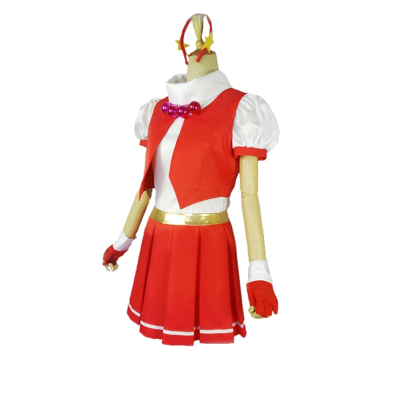 High Quality Full set  98 KOF Asamiya Athena Cosplay Costume  with hair accessory