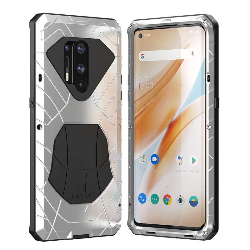 Case for Oneplus 10 Pro 8 Pro 9pro Heavy Duty Protection Doom Armor Metal Aluminum Shockproof Protector Cover Phone Accessories