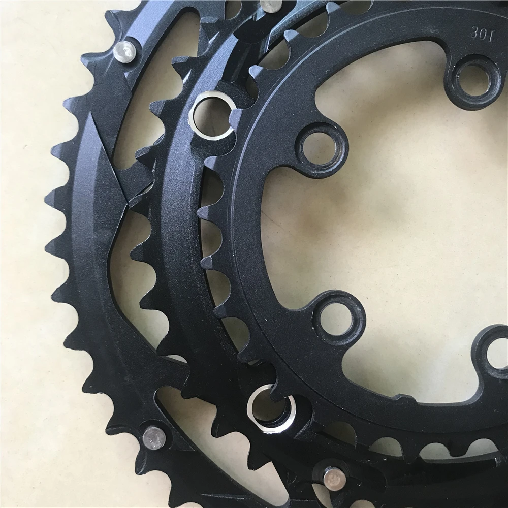 Road Bicycles 130-74 BCD Chainring 50/39/30T Triple Speed Aluminum Alloy Folding Bike Chain Wheel MTB Chainwheel CNC