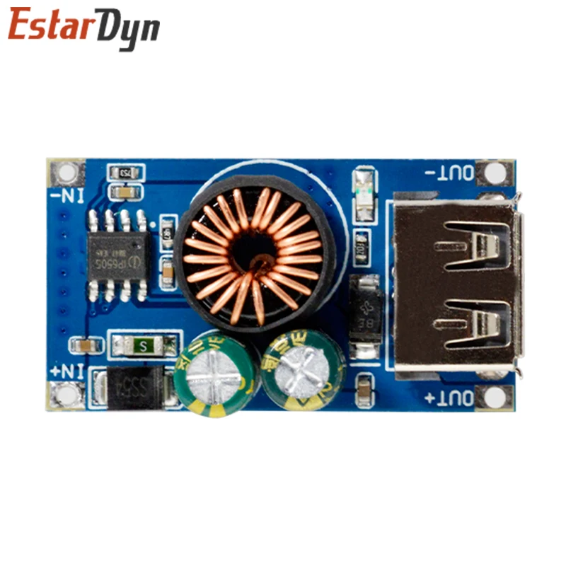 QC3.0 Quick Charge Module 24W DC 6-32V to 5V/9V/12V USB Step-Down Power Board, for Car Phone Fast Charging Android iPhone