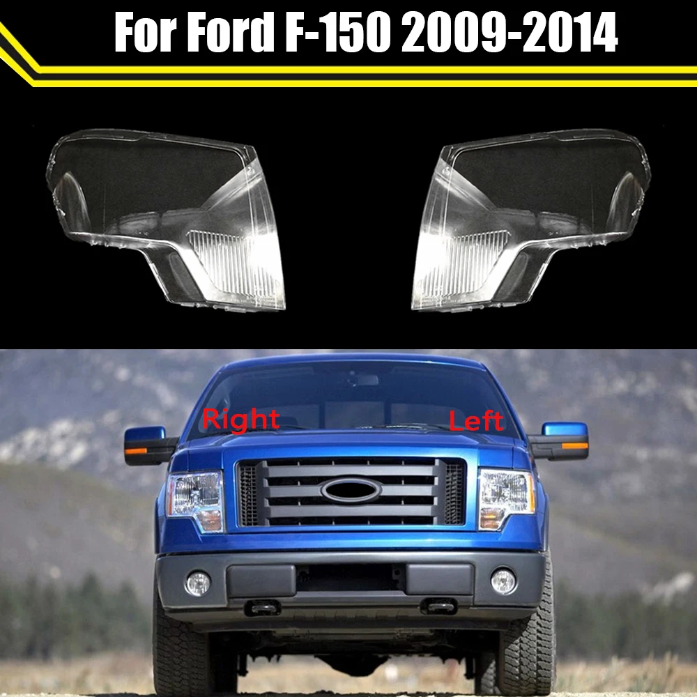 

Replacement Clear Headlamps Shell Transparent Lampshade Headlight Cover Lens Glass Masks Light Caps For Ford F-150 2009~2014