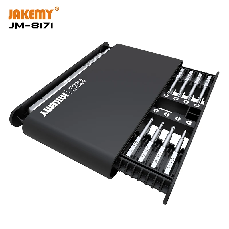 Original JAKEMY Screwdriver Kit Precision Magnetic Bit Screw Driver for iPhone Electronic Smartphone Repair Tools Set