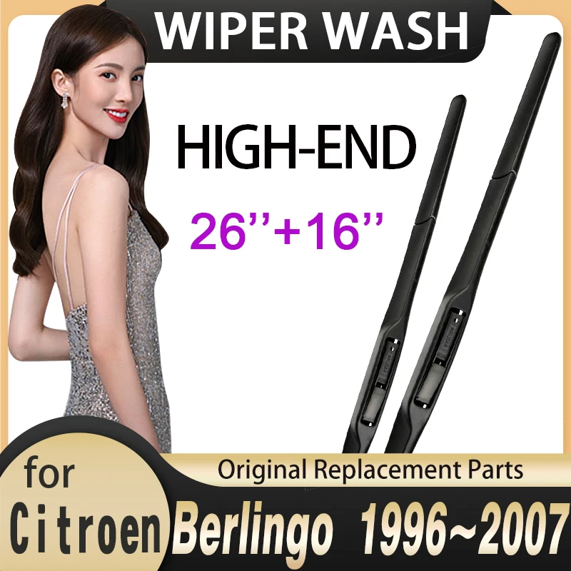 

Car Wiper Blade Windscreen for Citroen Berlingo MK1 1996~2007 Front Windshield Wipers Car Accessories 1997 1998 1999 2000 2001