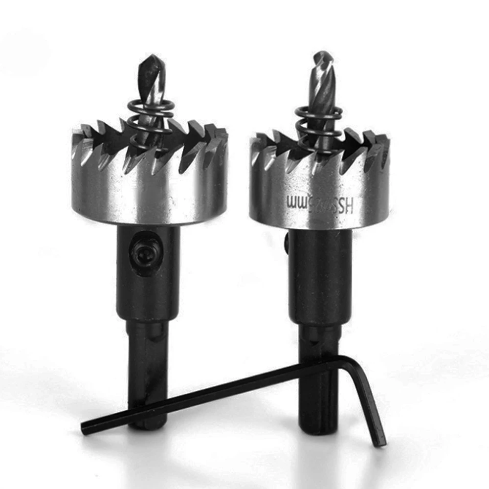 1pcs 12-50mm HSS Drill Bit Holesaw Hole Saw Cutter Drilling Kit Hand Tool for Wood Stainless Steel Metal Alloy Cutting