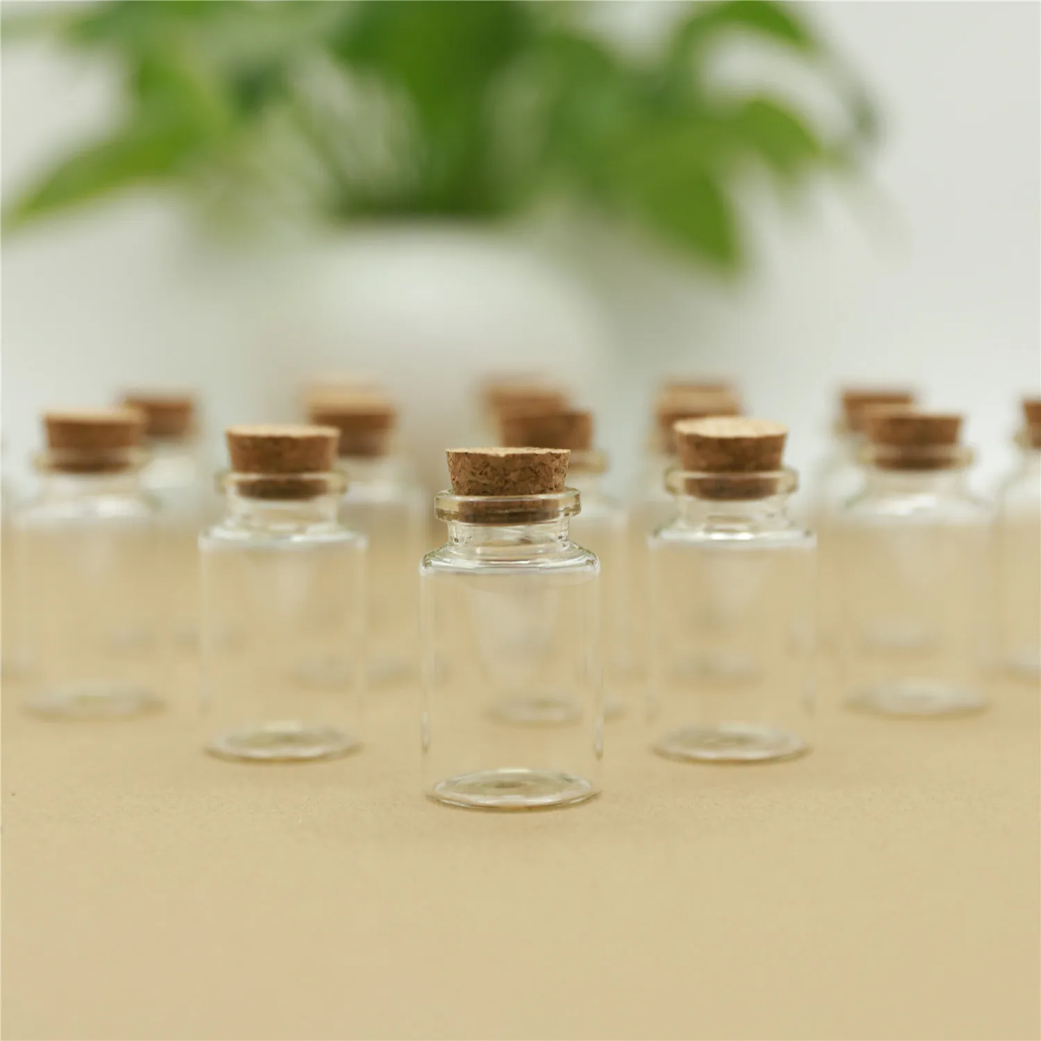 24 pieces 30*50mm 20ml Mini Glass Jars Cork Vial Bottle Stopper Jars test tube Container Transparent Empty Small Glass Bottles