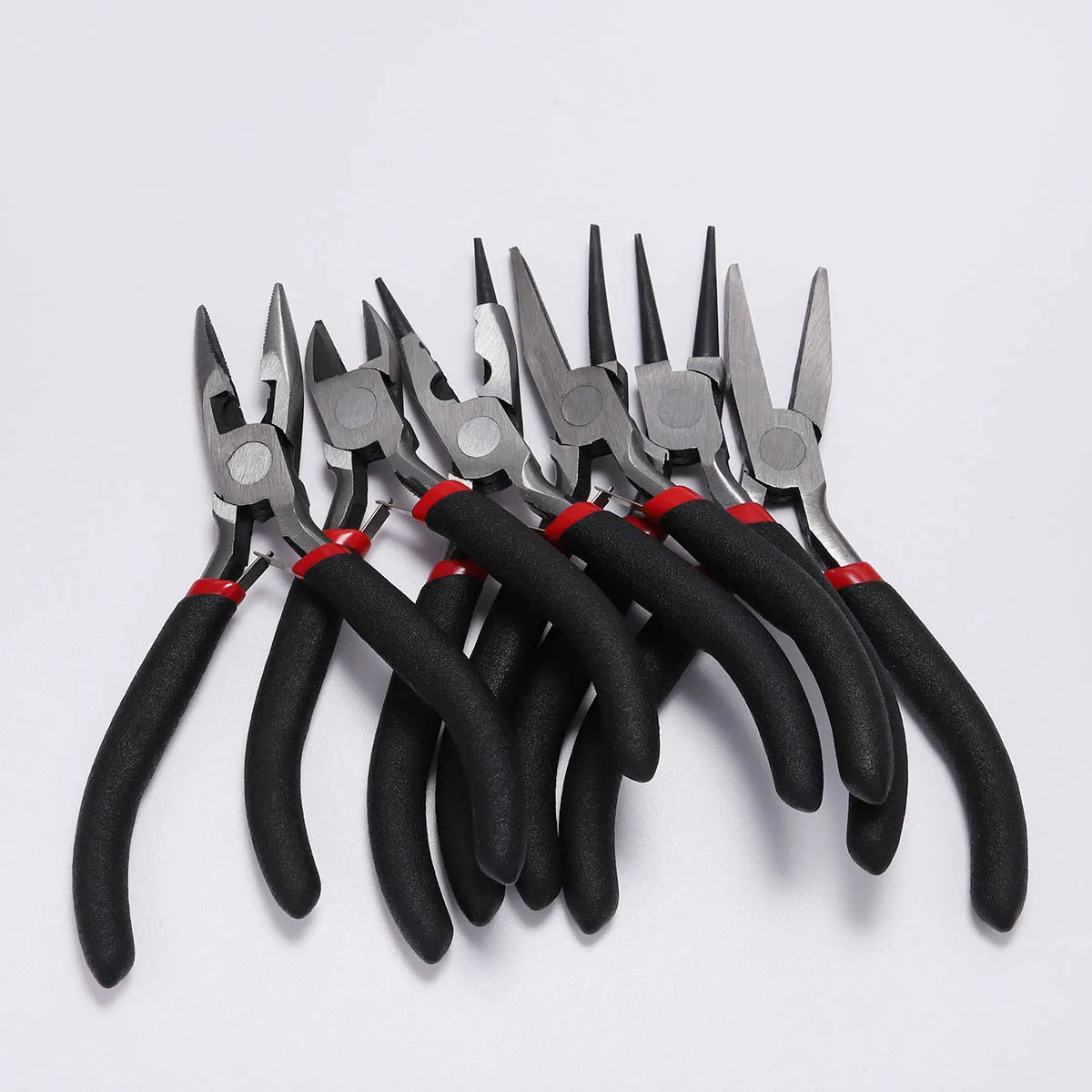 12 Kinds Jewelry Pliers Tools & Equipment Kit Long Needle Round Nose Cutting Wire Pliers For Jewelry Making Handmade Accessories