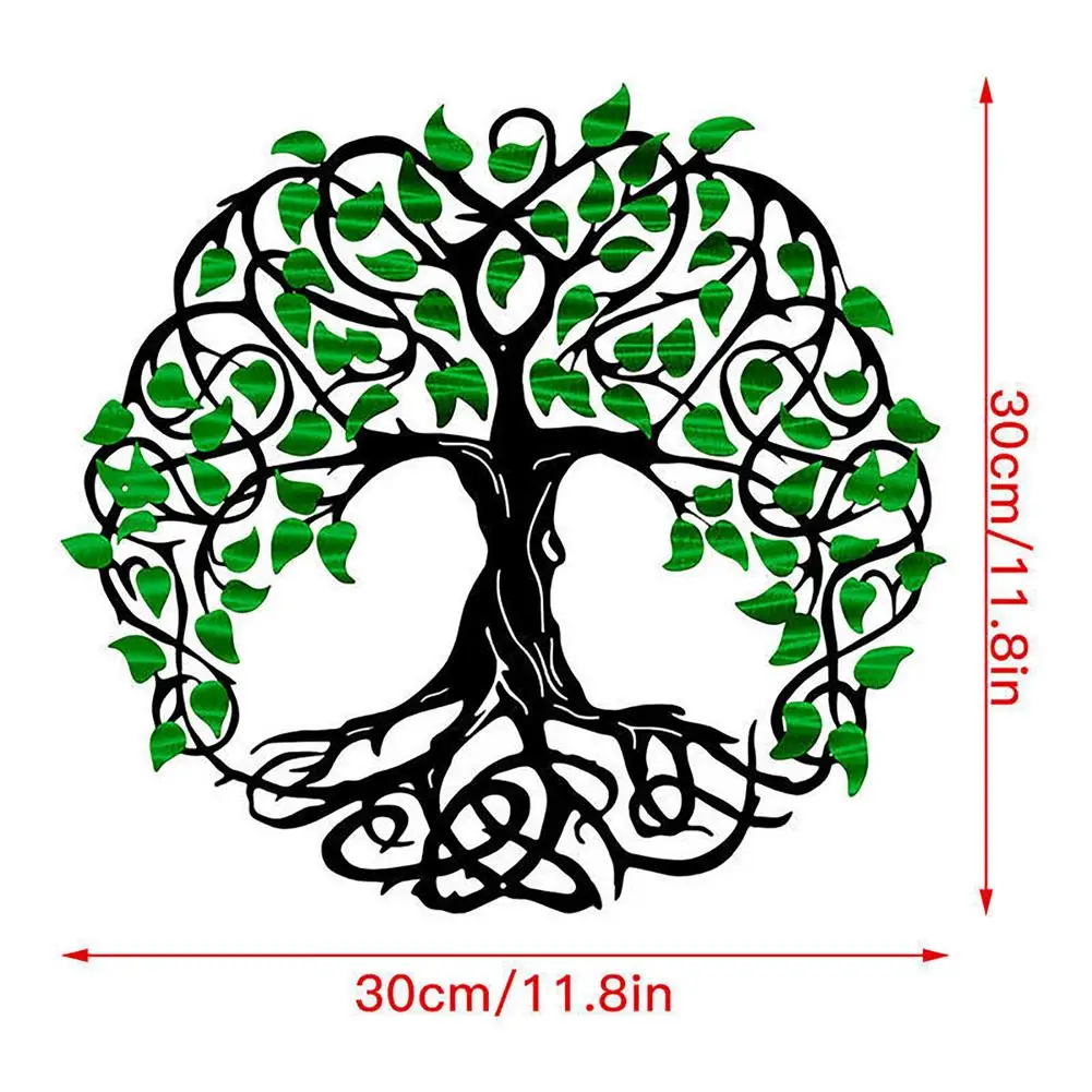 Metal Wall Art 11.81Inch Tree Of Life Wall Decor Wall Hangings Wall Decor Old Tree For Balcony Patio Porch Bedroom Living Roo