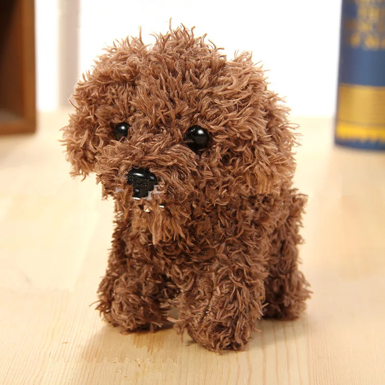 10CM Kawaii Puppy Teddy Plüsch Spielzeug Weiche Stofftier Simulation Hund Puppe Nettes Spielzeug keychain