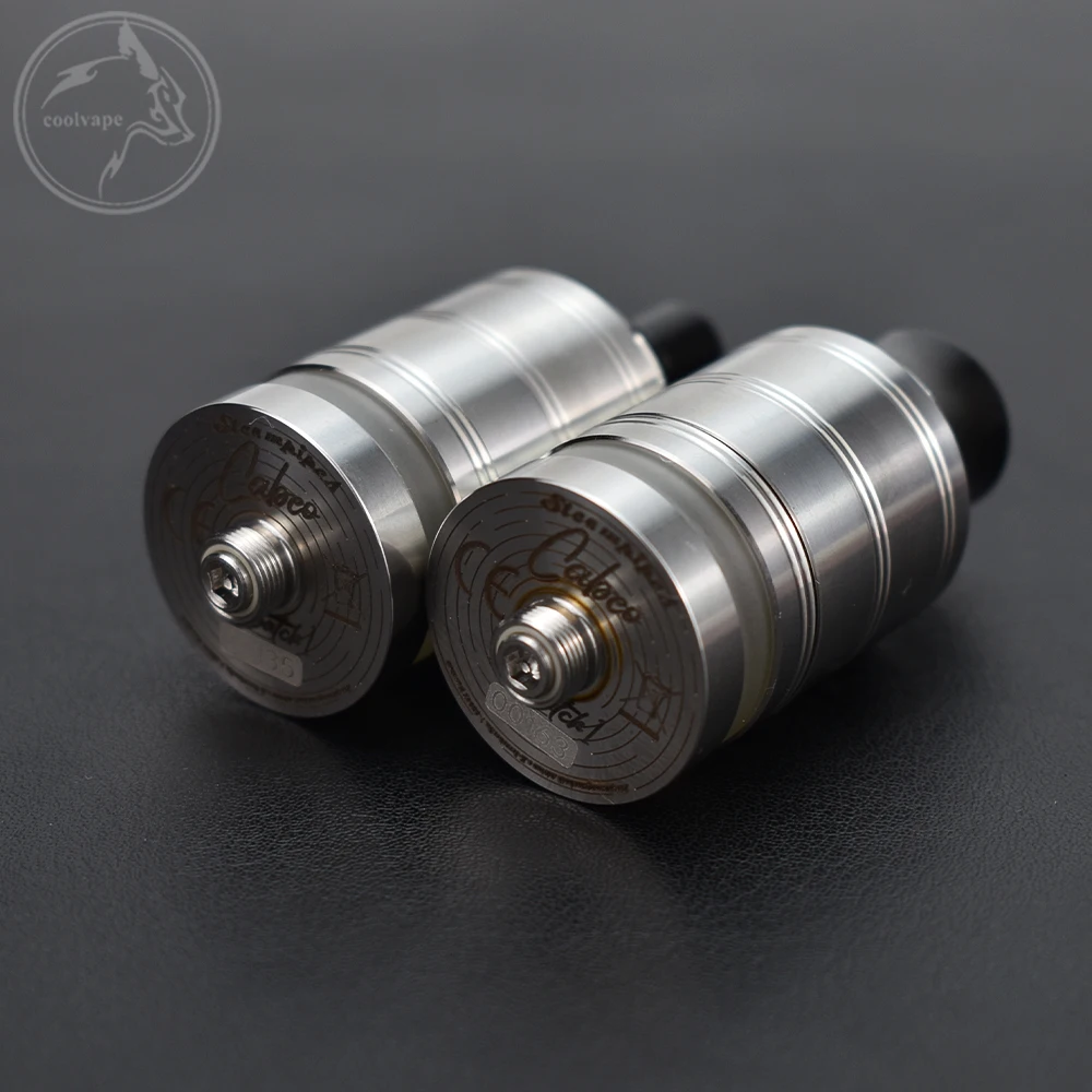 Cabeo DL MTL RTA Atomizer 24mm Single Coil 316ss 5.ml Capacity 510 thread Electronic Cigarette Rebuildable Tank vape Vaporizer