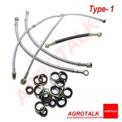 Set of Fuel Pipes for Shenniu Bison Tractor SN250 / SN254 with HB295T, It Has Three Choices, Please Choose Accordingly
