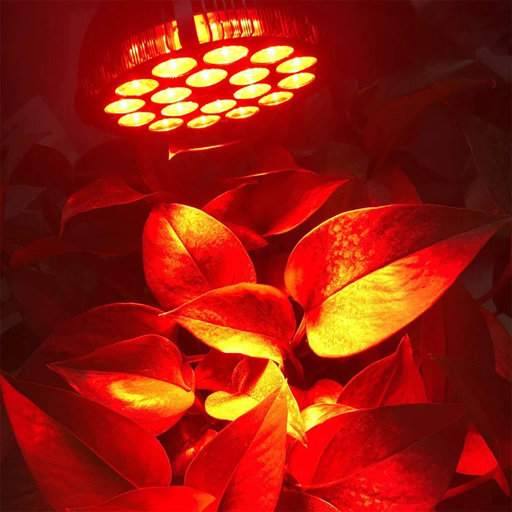 Lámpara LED para cultivo de plantas, luz roja y azul de 18W y 54W, Fitolamp para cultivo de interior, plántulas, Fitolamp, PAR38