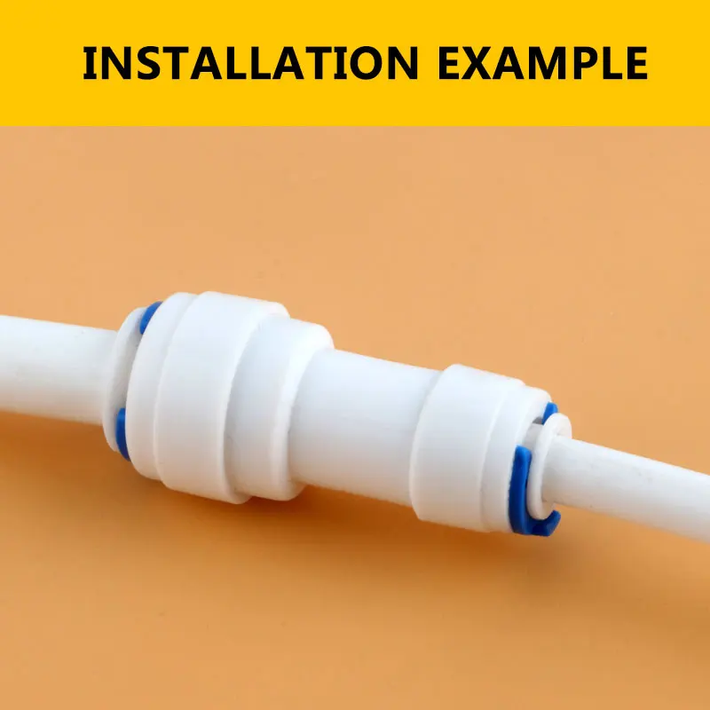 Filtr do wody System filtruje 1546 przez filtr do wody plastikową szybką rurę, złącze rury 1/4 „ skręcić w 3/8 ”, zmniejszając łącznik rurowy