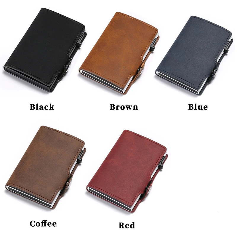 Men's Leather Engraving Name Wallet Ultra-thin Short Money Bag Short Leather Small Retro Custom Wallets Male Card Holder Wallet