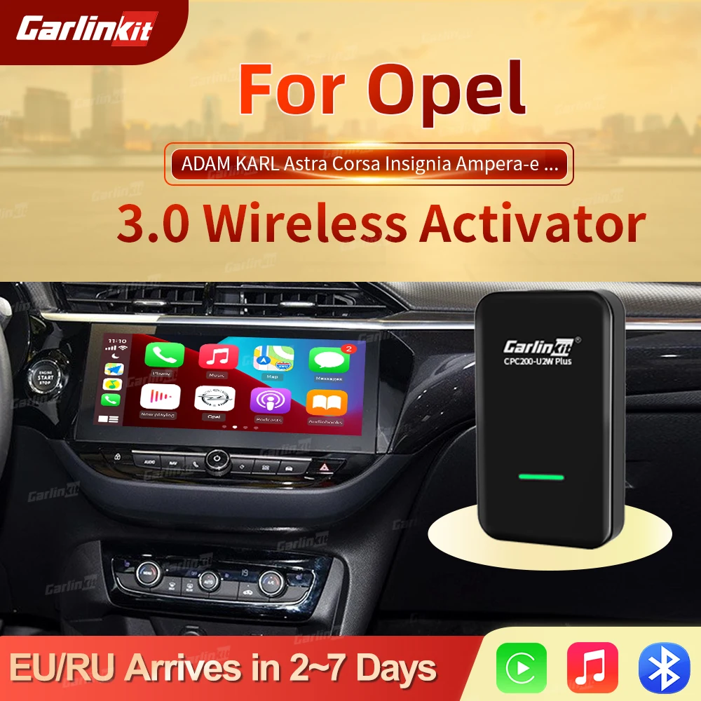 Carlinkit 3.0 Wireless CarPlay Adapter USB for Opel ADAM KARL Astra Corsa Insignia Ampera-e Crossland Mokka Combo Iphone