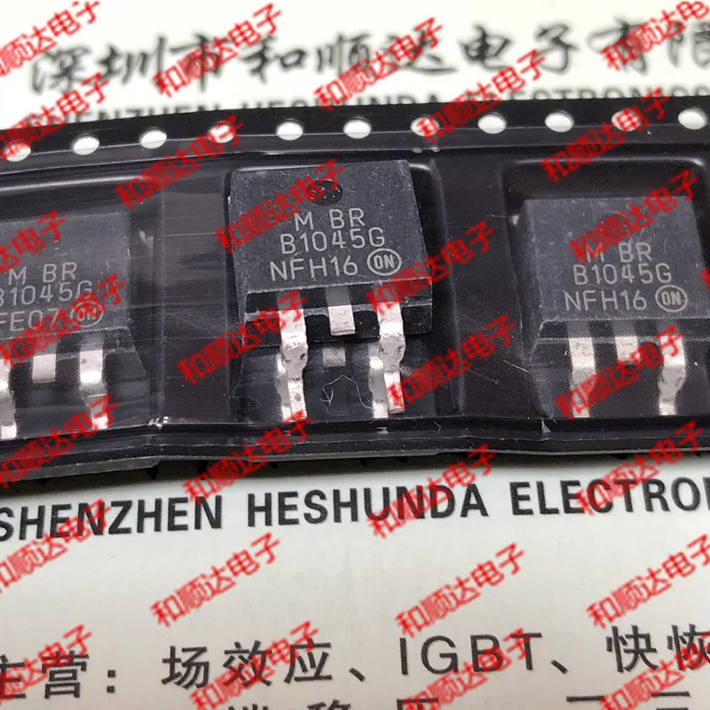 

Original New / 5pcs / MBRB1045G TO-263 45V 10A