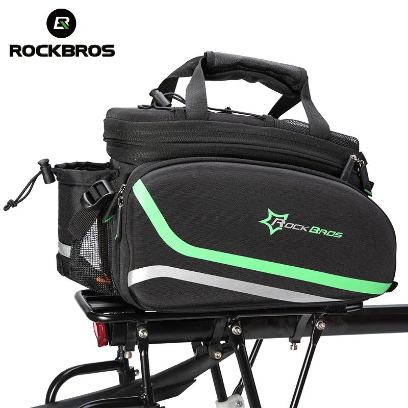 

ROCKBROS Bike Panniers Carrier 3 In 1 Bicycle Trunk Bags Waterproof MTB Road Cycling Rear Rack Bag 35L Travel Luggage Cargo Bags