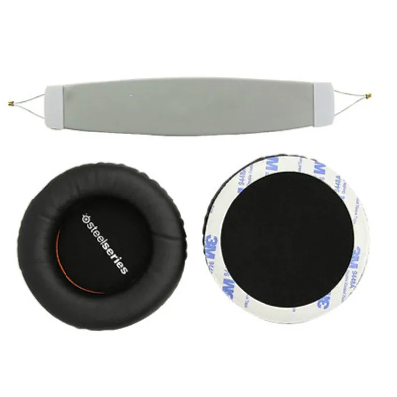 Hoofdtelefoon Vervanging Foam Oorkussentjes + Hoofdband Kussen Pads Voor Steelseries Siberia V1 V2 Headset Spons Kussen Oordopjes Cover